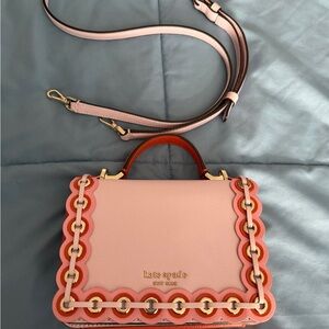 Kate Spade Pink and Orange Crossbody Bag